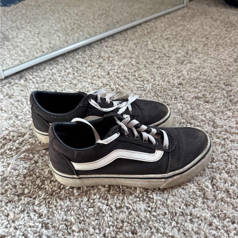 Vans Black and White Sneakers